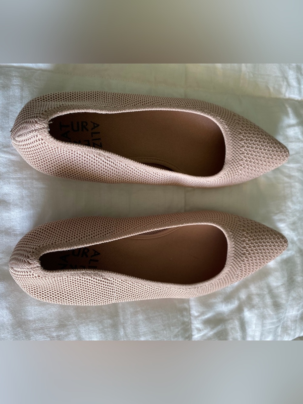 Naturalizer Aliza Knit Ballet Flats - Light Pink